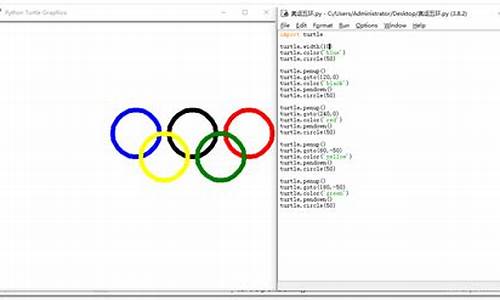 奥运五环编程代码大全_奥运五环程序代码python